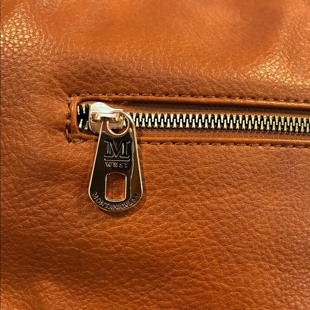 Montana West Tan and brown Bag with Gold Accents - Picture 3 of 9